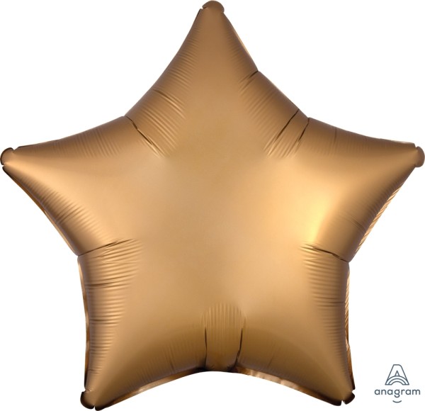 Anagram Folienballon Stern Satin Gold 50cm/20"