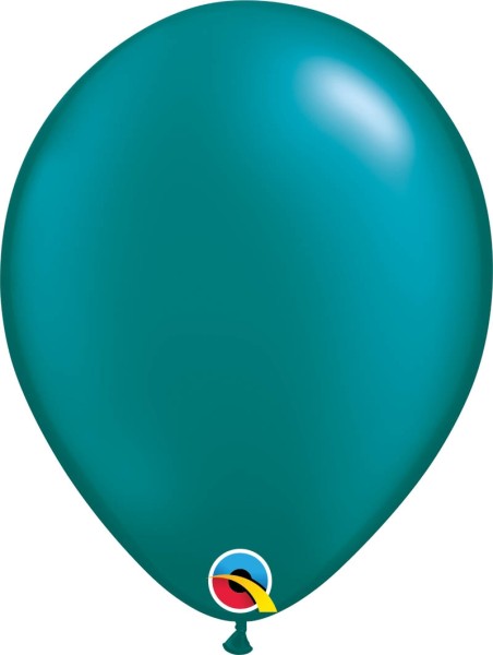 Qualatex Latexballon Radiant Pearl Teal 28cm/11" 100 Stück