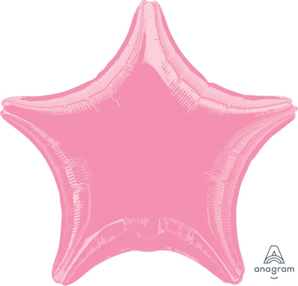 Anagram Folienballon Stern Metallic Pink 50cm/20"