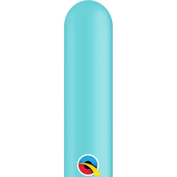 Qualatex Latexballon Entertainer Fashion Caribbean Blue 260Q 100 Stück