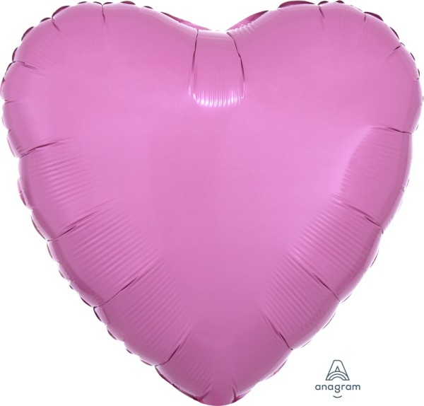 Anagram Folienballon Herz Metallic Pink 45cm/18"