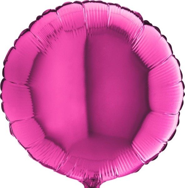 Grabo Folienballon Rund Magenta 45cm/18"