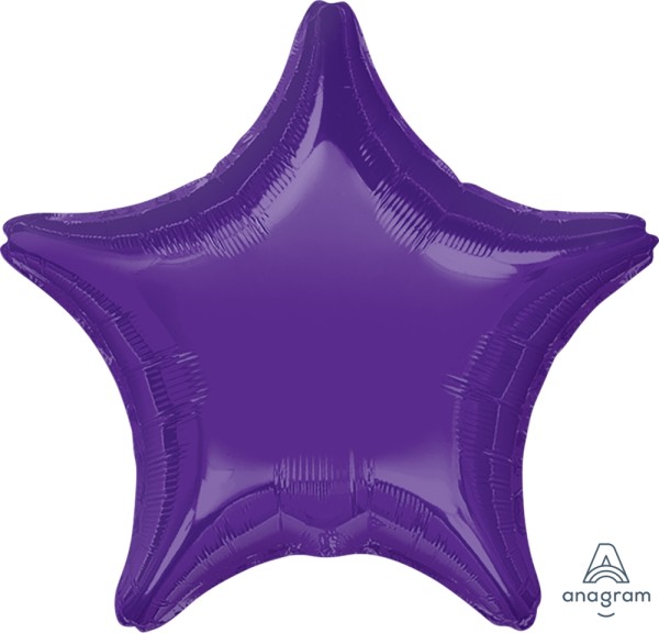 Anagram Folienballon Stern Quartz Purple 50cm/20"