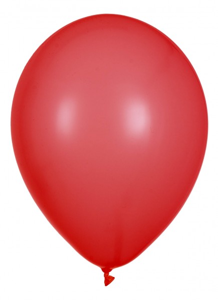 Globos Luftballons Rot Naturlatex 30cm/12" 10er Packung