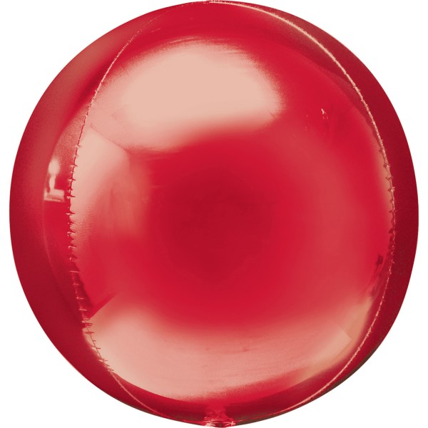 Anagram Folienballon Orbz Rot (Red) 40cm/16"