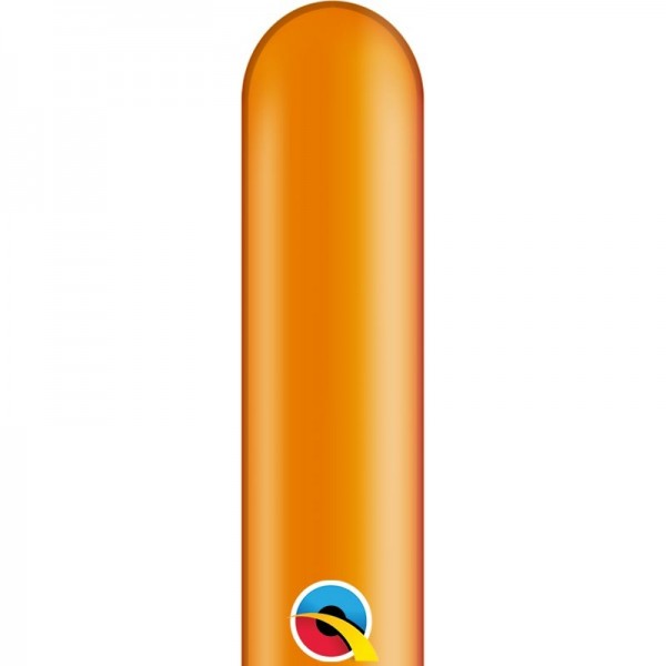 Qualatex Latexballon Entertainer Crystal Mandarin Orange 260Q 100 Stück