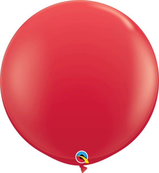 Qualatex Latexballon Standard Red 90cm/3' 2 Stück