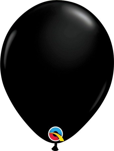 Qualatex Latexballon Onyx Black 28cm/11" 6 Stück