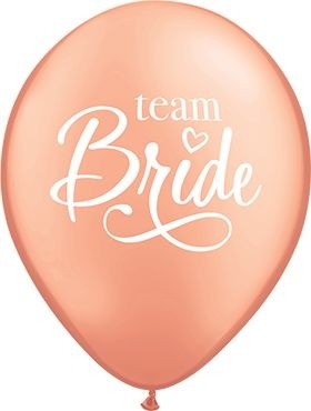 Qualatex Latexballon Team Bride Rose Gold 28cm/11" 25 Stück