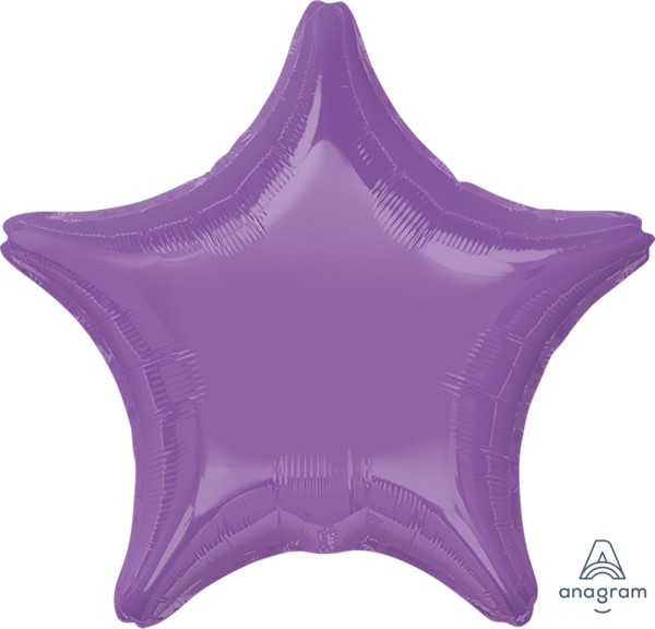 Anagram Folienballon Stern Spring Lilac 50cm/20"