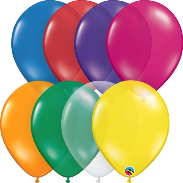 Qualatex Latexballon Jewel Assortment 28cm/11" 100 Stück