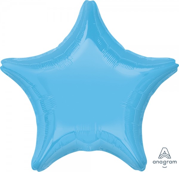 Anagram Folienballon Stern Pale Blue 50cm/20"