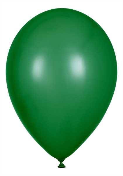 Metallic Luftballons, Grün, 30cm Ø, 100 Stück