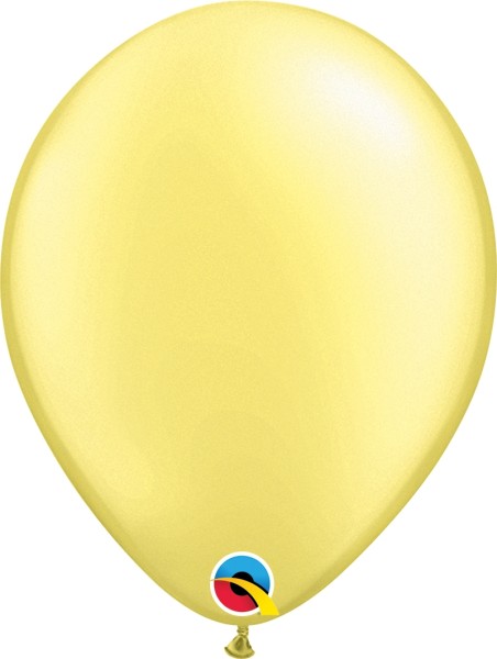 Qualatex Latexballon Pearl Lemon Chiffon 28cm/11" 25 Stück