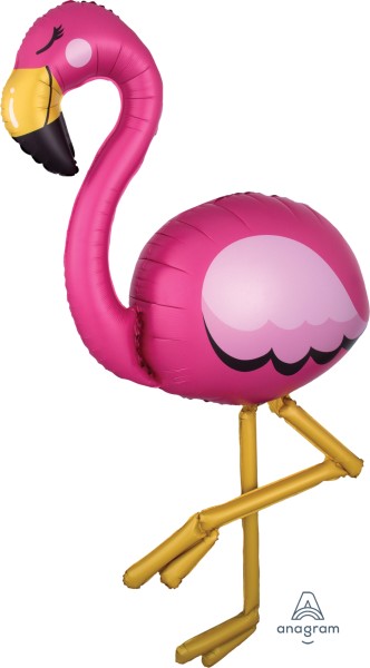 Anagram Folienballon AirWalker Flamingo Pink 172cm/68"