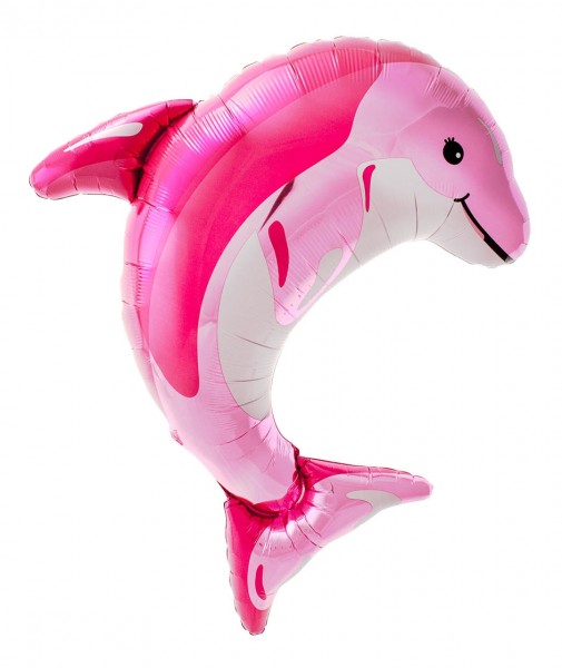 Northstar Folienballon Pink Dolphin 31"