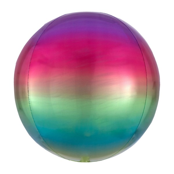 Anagram Folienballon Orbz Ombré Rainbow 40cm/16"