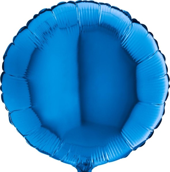 Grabo Folienballon Rund Blue 45cm/18"