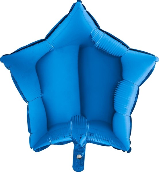Grabo Folienballon Star Blau 45cm/18"
