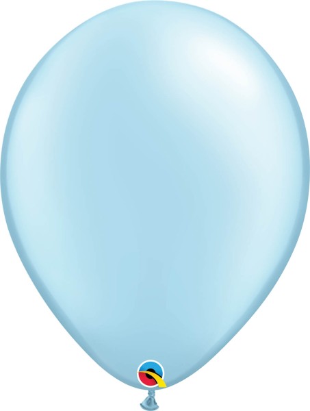 Qualatex Latexballon Pastel Pearl Light Blue 40cm/16" 50 Stück