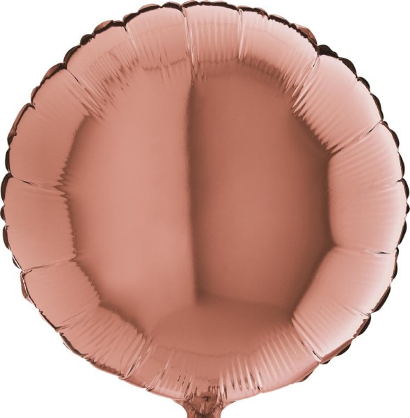 Grabo Folienballon Rund Rose Gold 45cm/18"