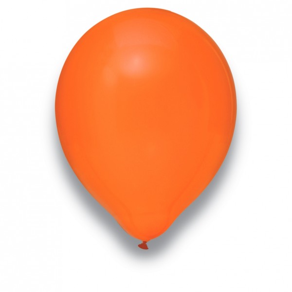 Globos Luftballons Orange Naturlatex 30cm/12" 100er Packung