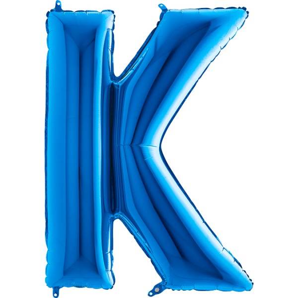 Grabo Folienballon Buchstabe K Blue 100cm/40"