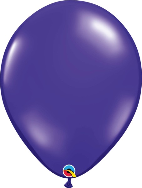 Qualatex Latexballon Jewel Quartz Purple 40cm/16" 50 Stück