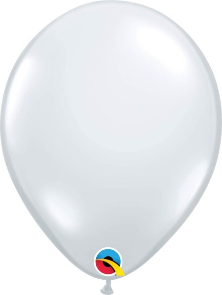 Qualatex Latexballon Jewel Diamond Clear 28cm/11" 100 Stück