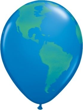 Qualatex Latexballon Globe 28cm/11" 25 Stück