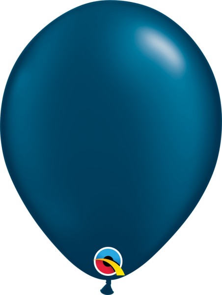 Qualatex Latexballon Pearl Midnight Blue 28cm/11" 25 Stück