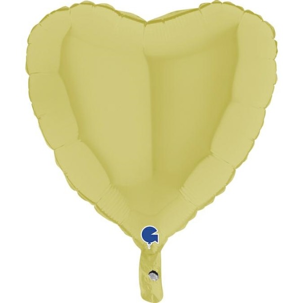 Grabo Folienballon Heart Matte Green 45cm/18"