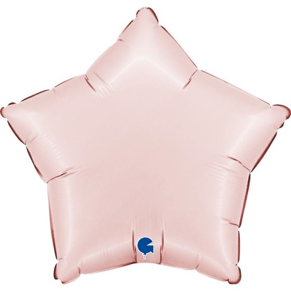 Grabo Folienballon Star Satin Satin Pastel Pink 45cm/18"