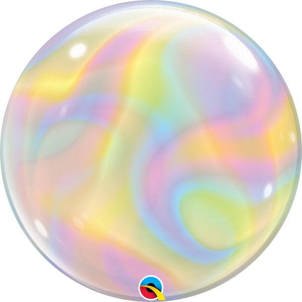 Qualatex Bubble Iridescent Swirls 55cm/22"