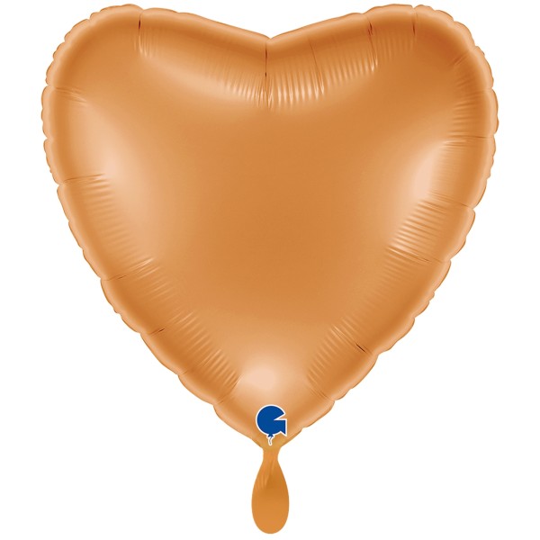 Grabo Folienballon Heart Sunset Gold 56cm/22"