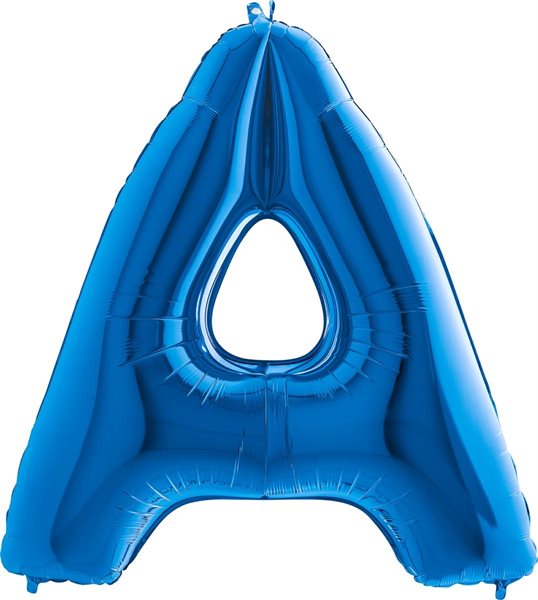 Folienballon Buchstabe Blau 100cm