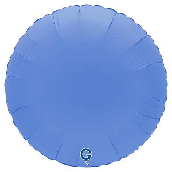 Grabo Folienballon Rund Soft Matte Lotus Blue 45cm/18"