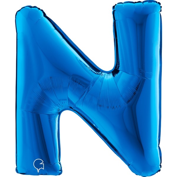 Grabo Folienballon Buchstabe N Blue 100cm/40"
