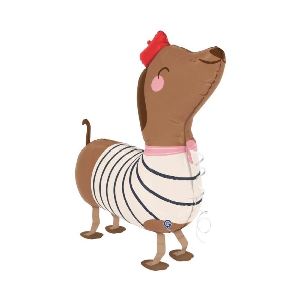 Grabo Folienballon Pet Walker "Dachshund" 80cm/32"