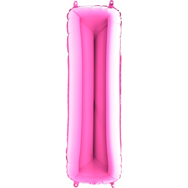 Grabo Folienballon Buchstabe I Fuxia 100cm/40"