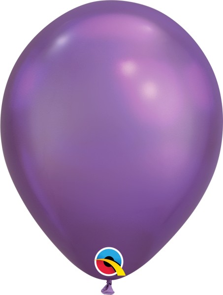 Qualatex Latexballon Chrome Purple 28cm/11" 100 Stück