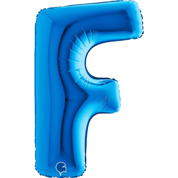Grabo Folienballon Buchstabe F Blue 100cm/40"