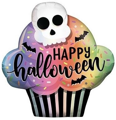 Qualatex Folienballon "Halloween Cupcake" 80cm/32"