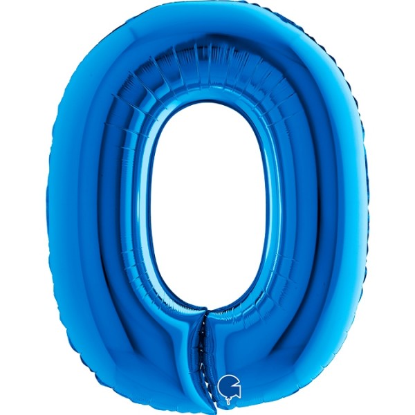Grabo Folienballon Buchstabe O Blue 100cm/40"