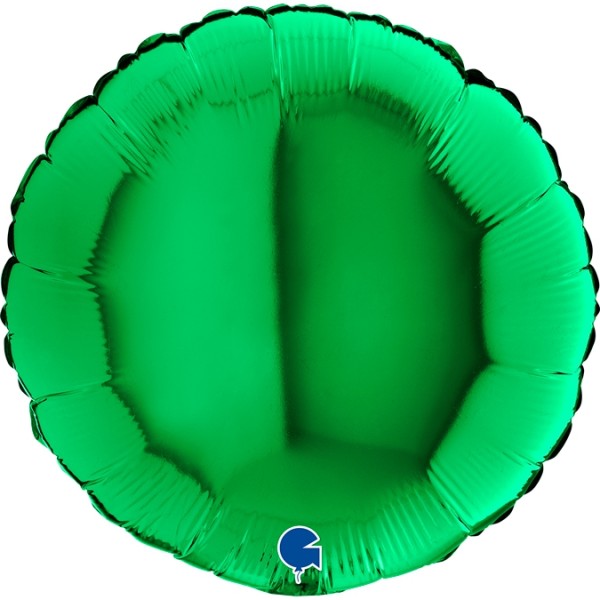 Grabo Folienballon Solid Rund Green 45cm/18"