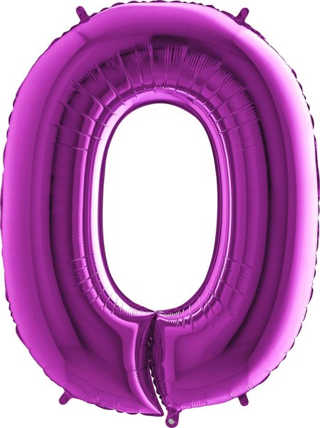Folienballon Zahl Lila 100cm