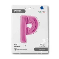 Vorschau: Grabo Folienballon Buchstabe P Fuxia 100cm/40" Vorschau: Grabo Folienballon Buchstabe P Fuxia 100cm/40"