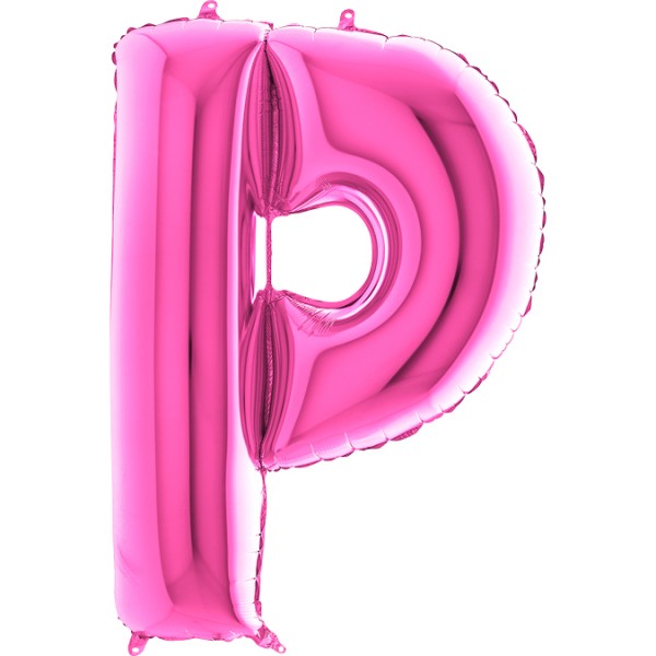 Grabo Folienballon Buchstabe P Fuxia 100cm/40"