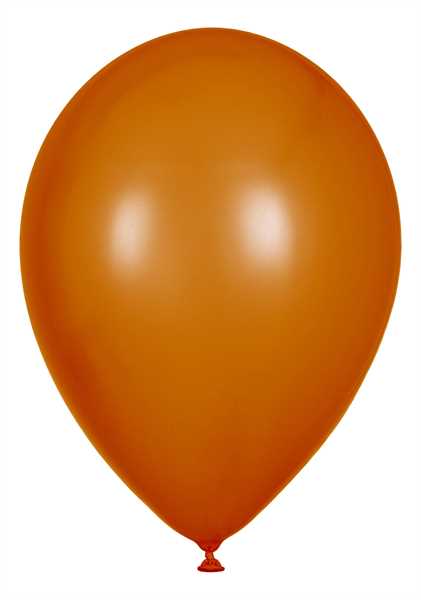 Metallic Luftballons, Orange, 30cm Ø, 100 Stück