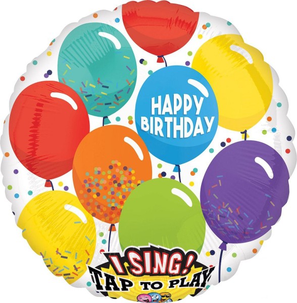 Anagram Folienballon Sing-A-Tune Birthday Celebration 70cm/27""